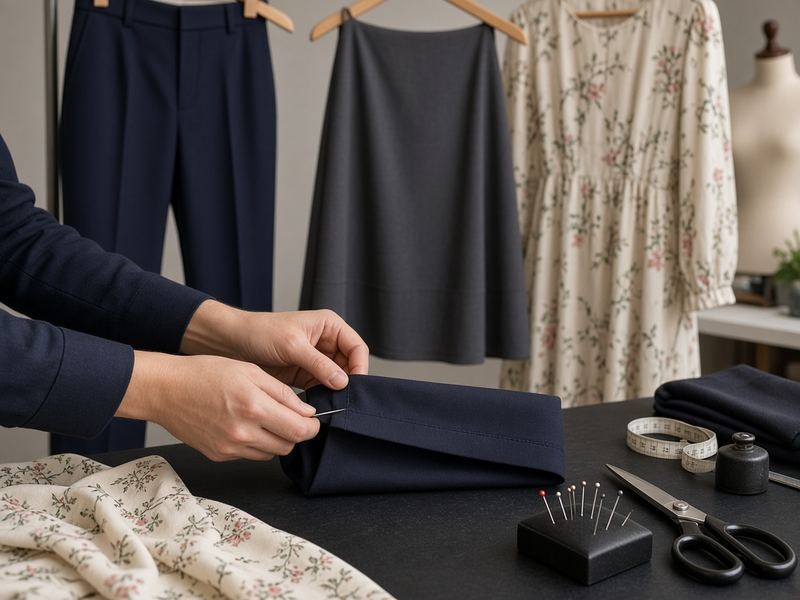 Hem adjustments at Rusticwharf Atelier